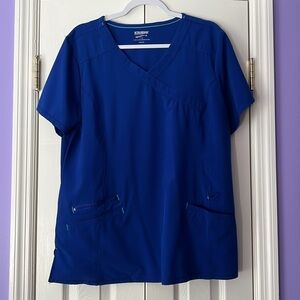Scrubstar royal blue scrubs (shirt & pants)